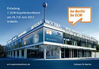 ECM-Expertenkonferenz startet heute in Berlin ECM-Expertenkonferenz startet heute in Berlin