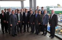 Delegation aus Alabama an der Weser