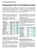 Wahl zur Vollversammlung 2013/2017 und Jahresabschluss 2011 bestimmende Themen