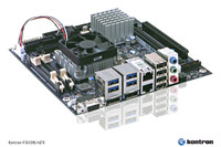 Kontron Embedded Mini-ITX Motherboard mit AMD R-Series APU für Rich-Media Embedded-Applikationen