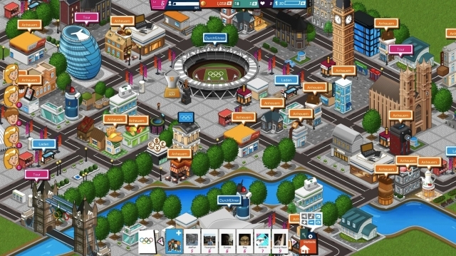 Gesellen Sie sich zu Ihren Freunden und spielen Sie Olympic Games City!