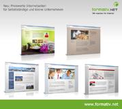 Webdesign aktuell: Schlanke Internetseiten für kleines Budget
