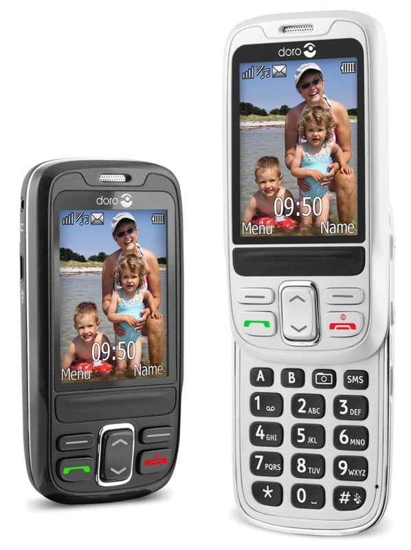 Doro PhoneEasy® 715  das erste Doro Handy im Slider-Format