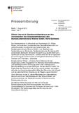 Rösler überreicht Bundesverdienstkreuz an den Vorsitzenden des Gesamtbetriebsrates des Bundesunternehmens Wismut GmbH, Horst Bellmann