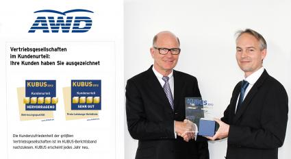 AWD erhält zum dritten Mal in Folge KUBUS-Gütesiegel / Hannoverscher Finanzdienstleister zudem in der Studie FinanzFAIRtrieb für fairstes „Preis-Leistungs-Verhältnis“ ausgezeichnet (BILD)