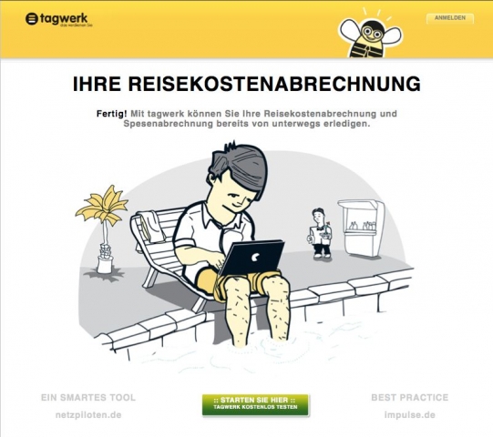 Pressemitteilung – tagwerk bietet Reisekostenabrechnung online für Freelancer