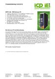 DRPC-100 – Din-Schienen PC mit Statusdisplay
