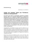 Ausbau der ementexx GmbH zum Full-Service-Anbieter im Zahlungsverkehr