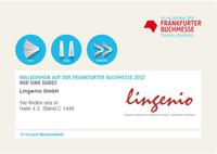 Lingenio stellt auf Frankfurter Buchmesse aus