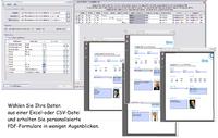 PDF-Formulare einfach direkt mit Excel oder CSV Daten befüllen