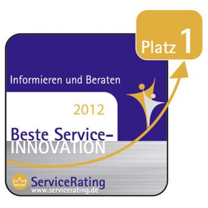 IT-Unterstützung auf höchstem Niveau: DVAG gewinnt / „Service-Innovationspreis 2012“ für den Einsatz des iPads in der Kundenberatung (BILD)
