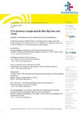 IT&Business: Google sprichtüber Big Data und Cloud