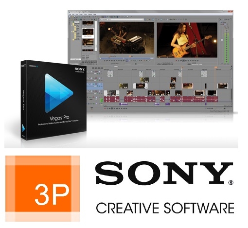 3P distribuiert Professional Versionen von Sony Creative Software