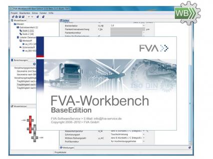 Am 05. November 2012 veröffentlichte die FVA ein neues Produkt, die FVA-Workbench BaseEdition (STplus) / Das Werkzeug zur Geometrie- und Normtragfähigkeitsberechnung von Stirnradverzahnungen (BILD)