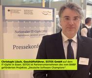 Unified Communications-Softwarehersteller ESTOS ist Fallstudienpartner des vom BMBF geförderten Projektes ?Deutsche Software Champions“ Unified Communications-Softwarehersteller ESTOS ist Fallstudienpartner des vom BMBF geförderten Projektes ?Deutsche Software Champions“