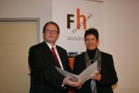FH Präsident verleiht Honorarprofessur an Dr. Michaela Oesser