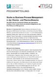Studie zu Business Process Management in der Chemie- und Pharma-Branche