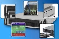 Komplette 19 Zoll-Familie von DSM mit Slot CPU oder Industrie-Mainboard im funktionalen Design