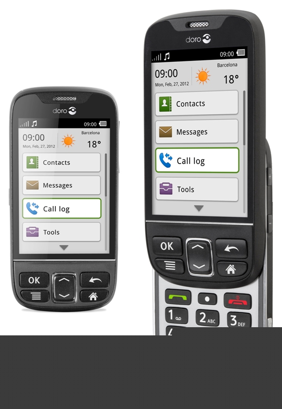 Erstes Smartphone für Senioren von Doro