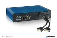 Embedded Box PC mit integrierter Grafikkarte für platzsparende, lüfterlose Multi-Display-Installationen Embedded Box PC mit integrierter Grafikkarte für platzsparende, lüfterlose Multi-Display-Installationen
