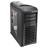 Caseking exklusiv: Xigmatek Talon Midi-Tower – aggressives Stealth-Design, Leather-Touch, 2 LED-Lüftern, 2 Fenstern (Seitenteil und Deckel) und USB 3.0
