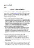 Trends im Webcontrolling 2013