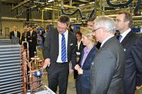 Ursula von der Leyen zu Besuch bei STIEBEL ELTRON