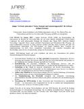 Juniper Networks präsentiert Vision, Strategie und Lizensierungsmodell für Software Defined Networks