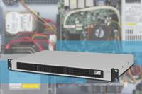 Flacher 1 HE 19-Zoll-Industrierechner mit einem PCI Express(TM) -Steckplatz