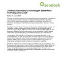 Zendesk und Sabienzia Technologies beschließen Vertriebspartnerschaft