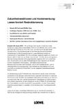 Zukunftsinvestitionen und Kostensenkung: Loewe forciert Restrukturierung