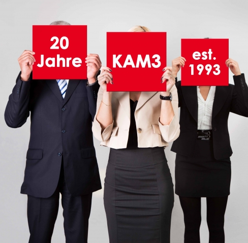 Kommunikationsagentur KAM3 feiert 20jähriges Bestehen