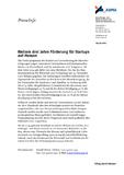 Weitere drei Jahre Förderung für Startups auf Messen