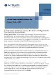Actuate bietet nativen Konnektor für Amazon DynamoDB
