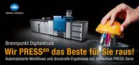 Lead-Print auf Veranstaltungen von Konica Minolta Deutschland