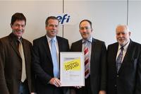 Der „International Print Technology Award 2012“ der Leser des Deutscher Druckerwurde an EFI für ihre MIS-Systeme überreicht
