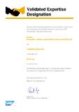 isacon AG erhält die Auszeichnung ?Validated Expertise? der SAP AG in der Kategorie Banking
