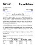 Gartner Says Worldwide Server Shipments Declined 0.2 Per Cent / Revenue Increased 5.1 Per Cent in Fourth Quarter of 2012