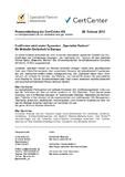 CertCenter wird erster Symantec „Specialist Partner“ für Website-Sicherheit in Europa