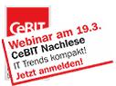 Die wichtigsten IT-Trends von der CeBIT kompakt präsentiert im CEMA WEBinar ?CeBIT-Nachlese 2013? am 19.03.2013