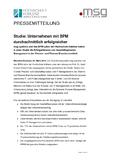 Studie: Unternehmen mit BPM durchschnittlich erfolgreicher