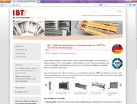 IBT.InfraBioTech Gmbh präsentiert sich mit neuem Internetauftritt
