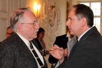 IHK-Präsident Prof. Dr. Unkelbach im Gespräch mit Unternehmern und regionalen Interessensvertretern