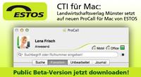 CTI für Mac: ESTOS gewinnt mit dem Landwirtschaftsverlag Münster ersten Kunden im Mac Umfeld