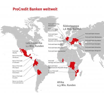 ProCredit Bank AG auf der Messe Grünes Geld / Neue Bank präsentiert ihr Geschäftsmodell: Kunden unterstützen Finanzierung kleiner und mittelgroßer Unternehmen in Entwicklungs- und Schwellenländern (BILD)