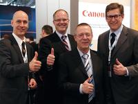 ABAYOO, Canon, Novadex und SAP: Daumen hoch für eine starke Partnerschaft