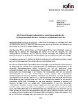 ROFIN-SINAR kündigt Telefonkonferenz und Webcast anlässlich der Ergebnisbekanntgabe für das 2. Quartal des Geschäftsjahres 2013 an