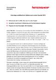 Intershop veröffentlicht Zahlen zum ersten Quartal 2013