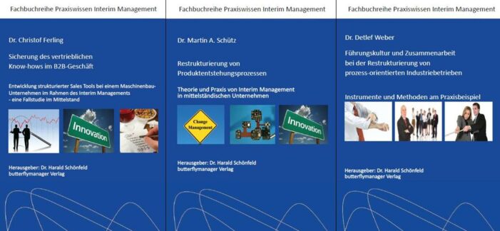 Neue Fachbuchreihe Praxiswissen Interim Management: Interim Manager als Autoren