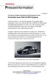 Honda baut neues Werk für NSX-Fertigung